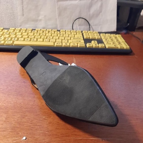 Rekayla Women’s Mules Closed Pointed Toe Backless Loafer Black Sz11 Worn Once - Picture 4 of 6